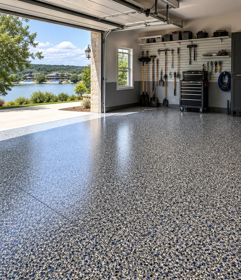 Garage floor coating guidance for Granbury homes, shops, and high-use slabs.